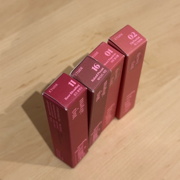 Set of Pink and Red Lip Tints - Picture 2 of 5
